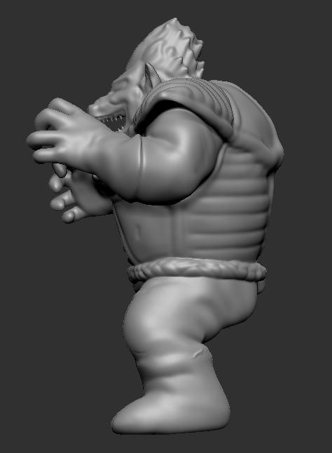 VEGETA OZARU WITH CURLED TAIL (COMPLETE)