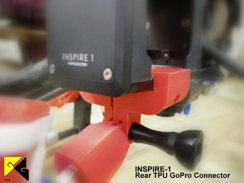 TPU Rear GoPro Connector for Inspire-1