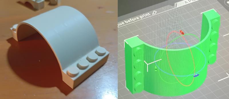 Exin castles barrel vault 8x4 for semicircular arches