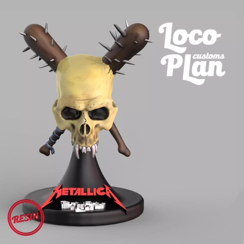 Damage Inc Skull Figure