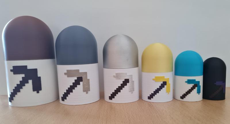minecraft pickaxe matryoshka