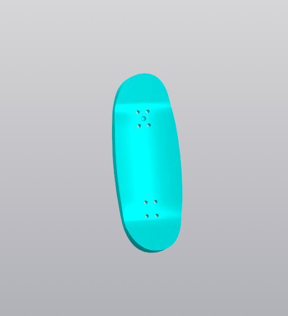 Eggy 36mm shape for medium fingerboard mold