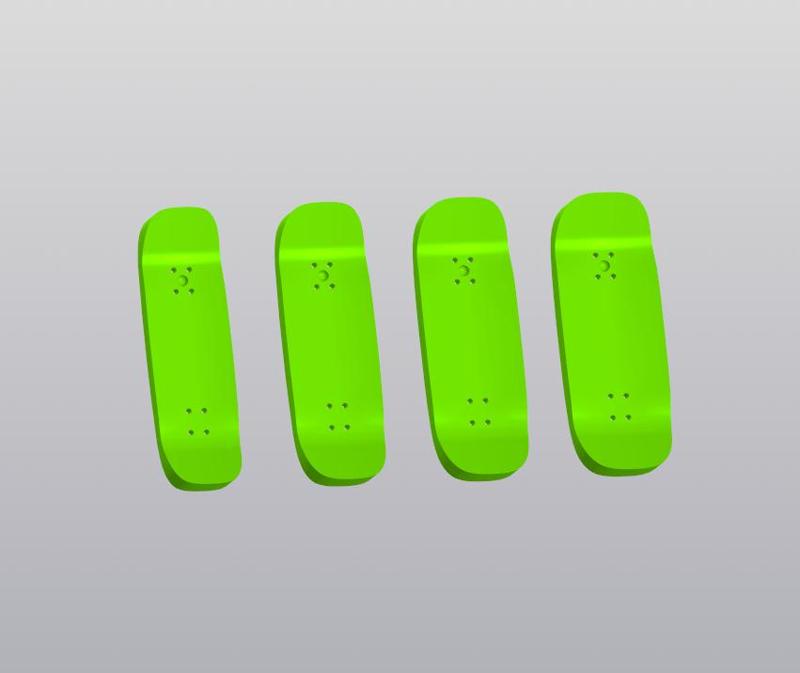 Shapes for High Fingerboard Mold