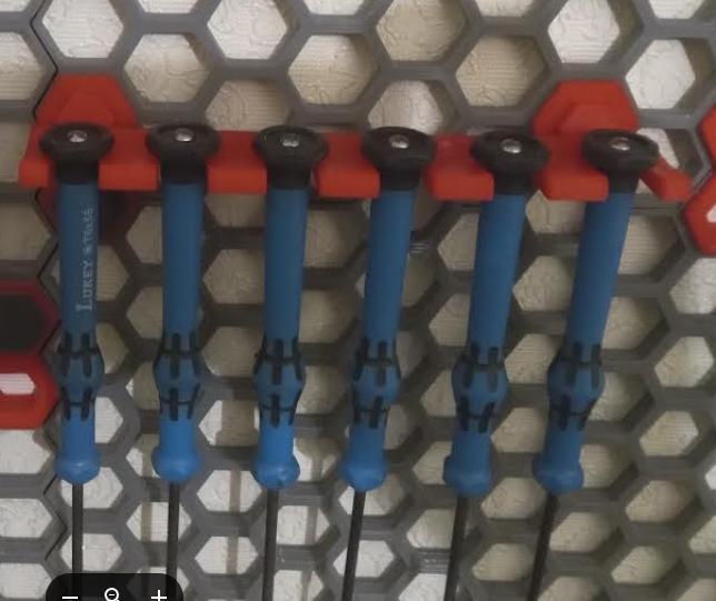 Honeycomb Storage Wall (HSW) Lukey screwdriver holder