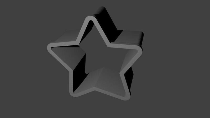 Christmas Star Coockies Form