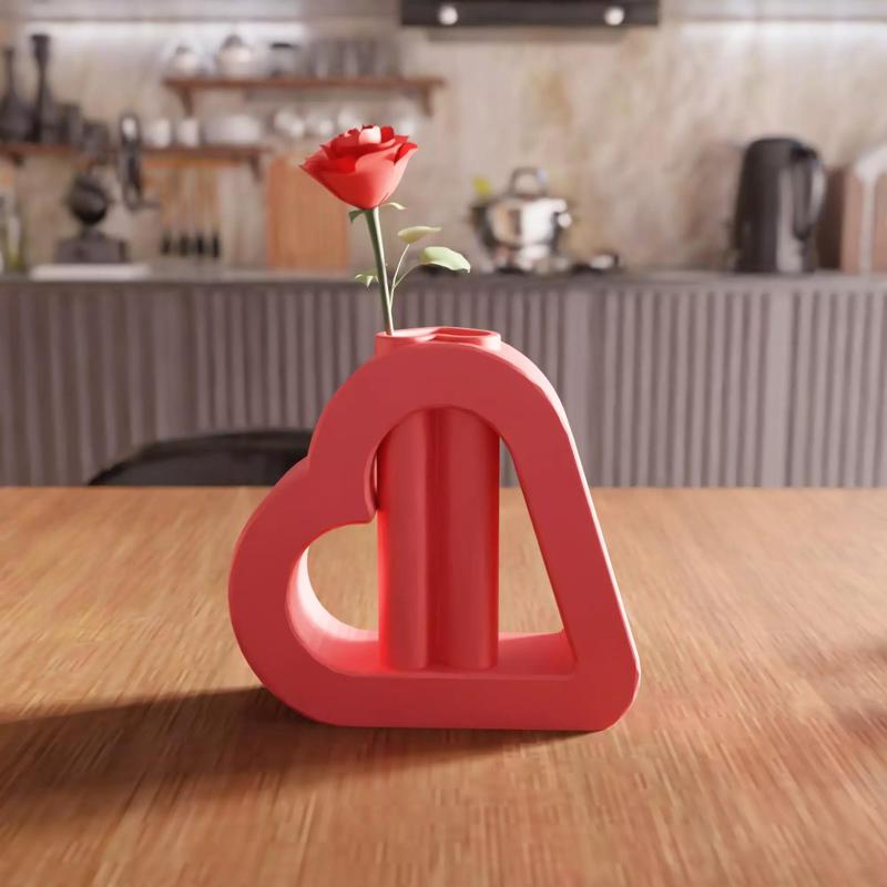 Heart Shape Vase - 057