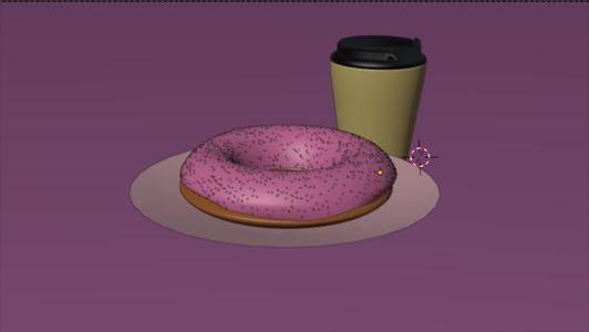 donuts and a glass of coffee