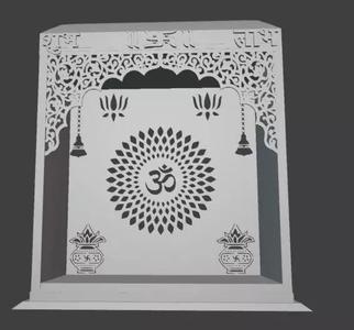 Hindu Temple Mandir with Om Design