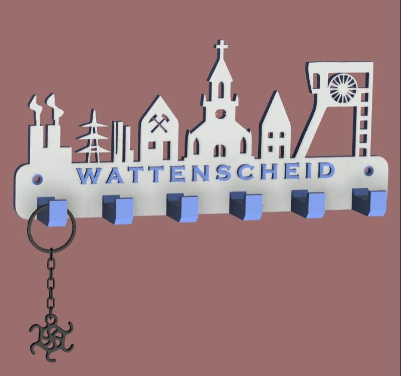 Wattenscheid SCHLÜSSELBRETT/SCHLÜSSELHAKEN
