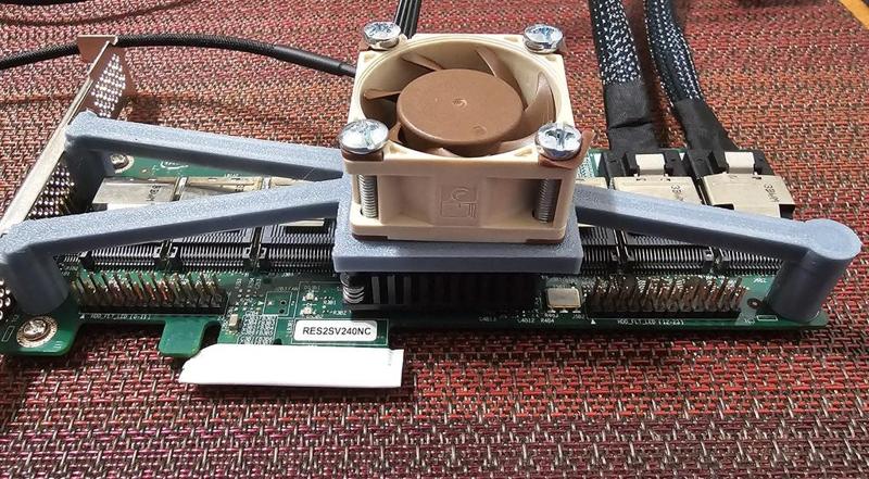 Intel RES2SV240 Expander Card Fan Mount