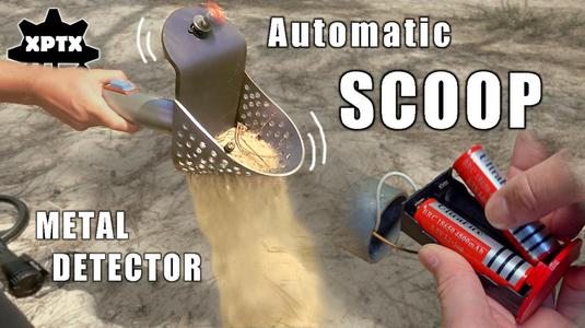 Automatic Sand Sieving Shovel for Metal Detector