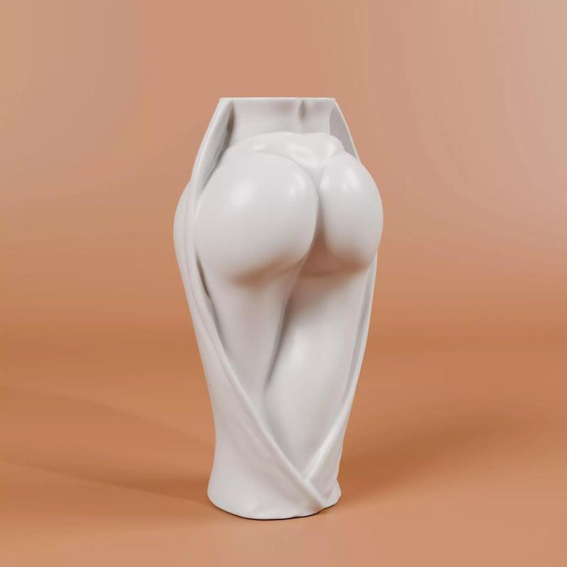 Buttocks shaped decorative vase - 3Dprint plant pot