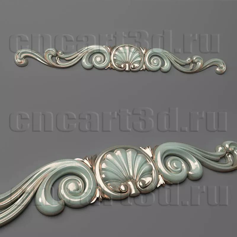 Cartouche two decorative scrolls