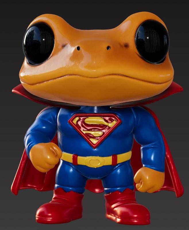El Coqui as Superman Funko Pop
