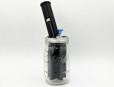 SOL PIPE. Mason jar pipe. Quart version.