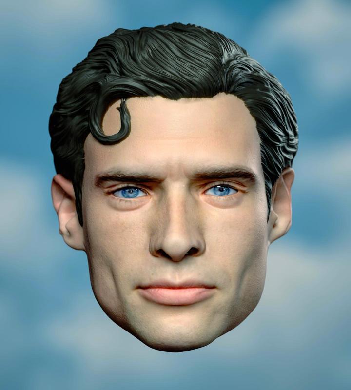 1/6 1/12 Superman 2025  Clark Kent Superman David Corenswet Head Headsculpt