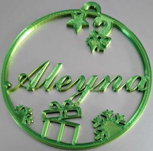 Personalized Christmas bauble "Aleyna
