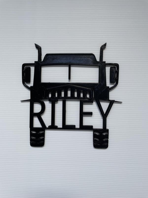 Truck Personalized Wall Hanging