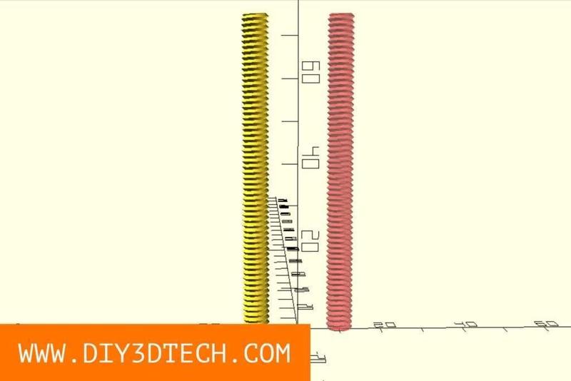 1/4-20 Threaded Rod 75mm Long!