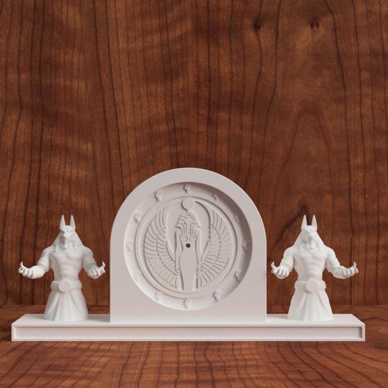 Anubis Desk Clock (old Egypt)