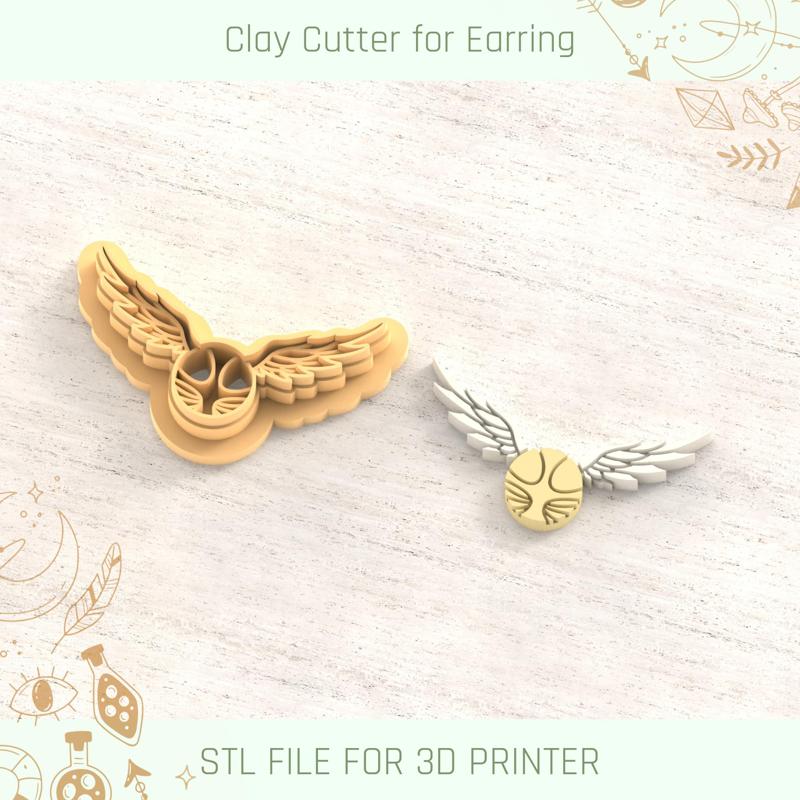 snitch ball Harry Potter Polymer Clay Cutters