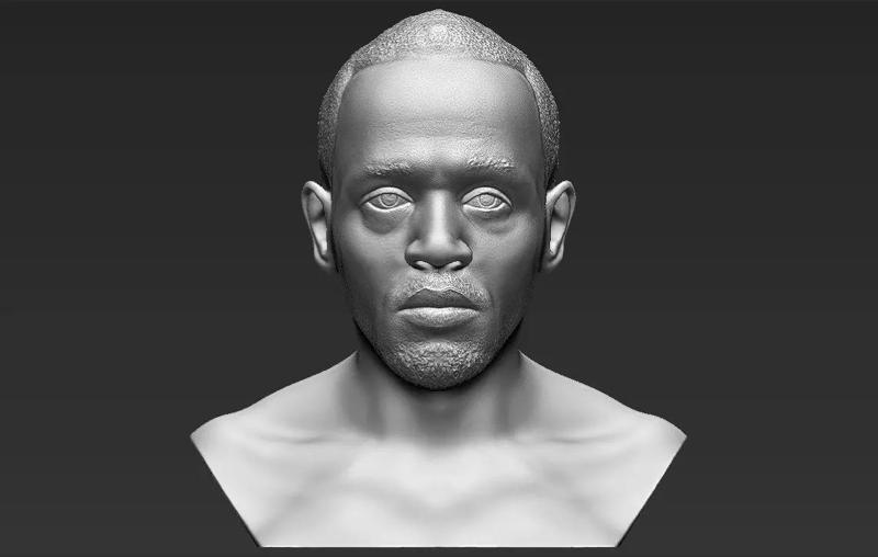 Usain Bolt bust 3D printing ready stl obj formats