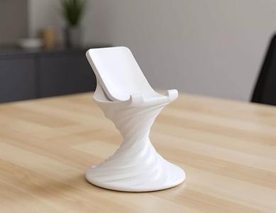 Twisted Phone Stand 3D Printable