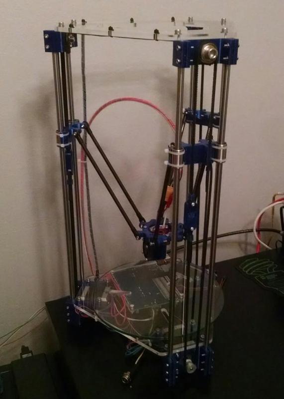 Rostock Mini Acrylic Plans for Mounted Duet 0.8.5