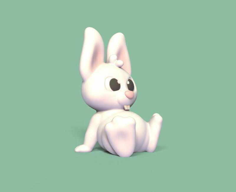 Little Sitting Bunny