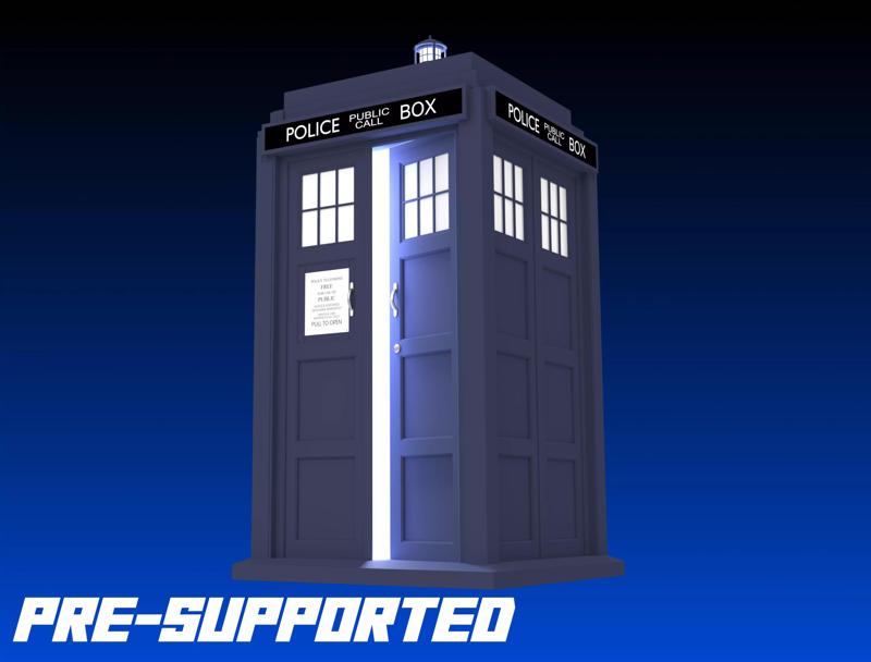 9th-10th Doctors TARDIS - 32mm Miniature -