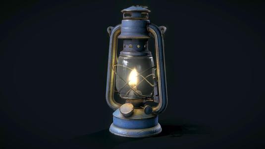 old night lamp