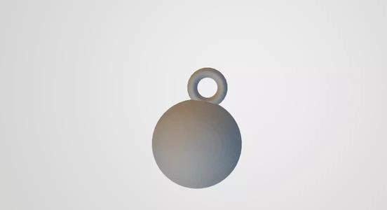Round Ball Key Fob
