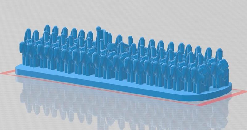 3mm French Cavalry - Hussar squadron
