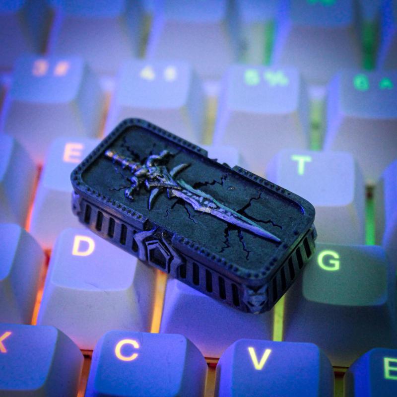 Frostmourne backspace keycap