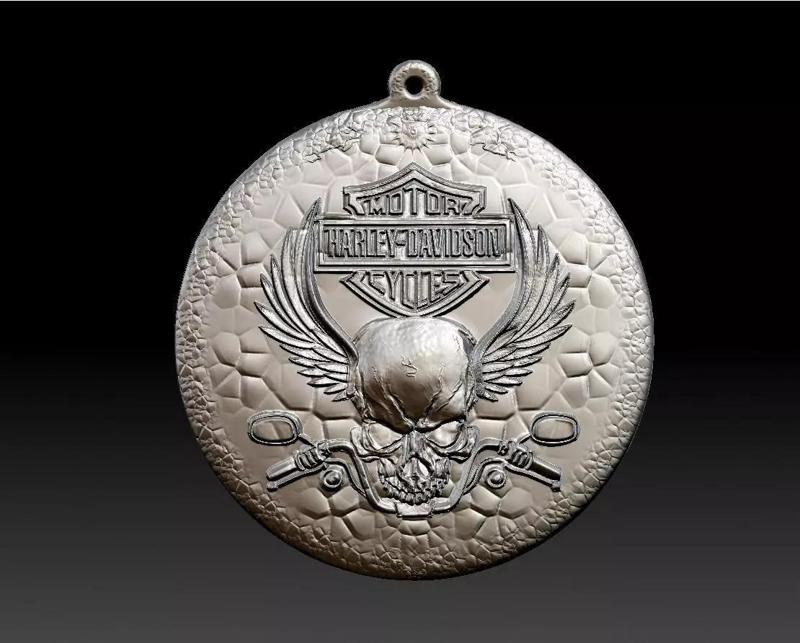 HM Harley Davidson Keychain