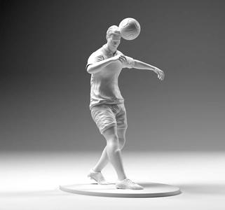 Footballer 02 Headstrike 02 Stl