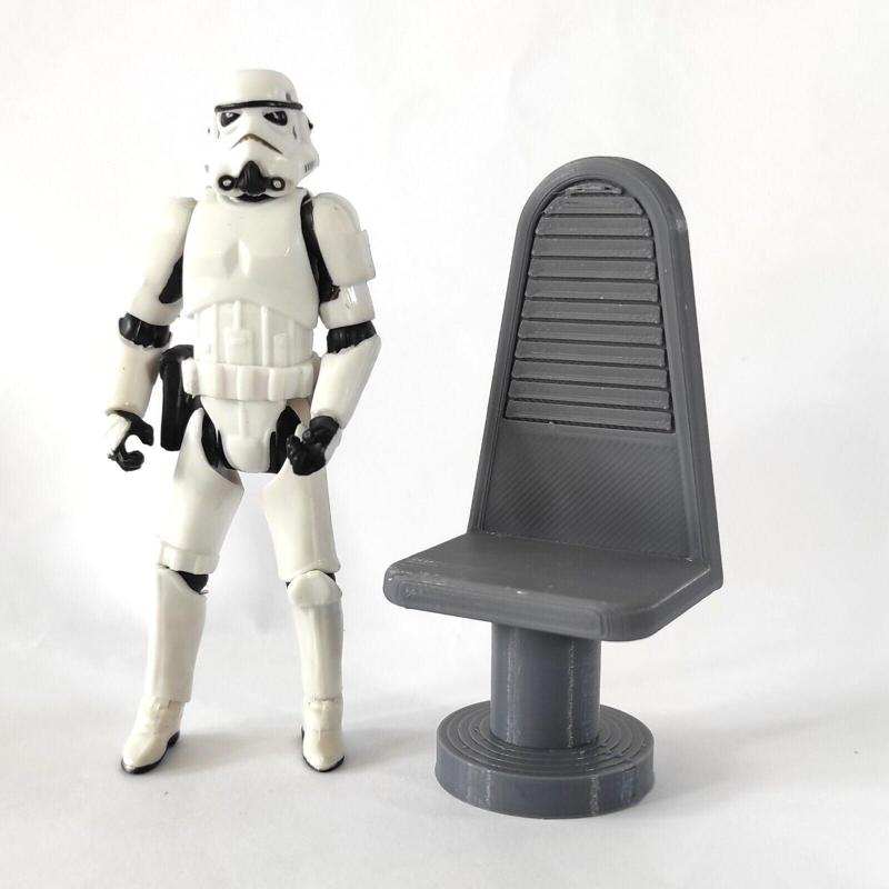CUSTOM CHAIR for 3.75 Inch 1:18 SCI FI FIGURES DIORAMA
