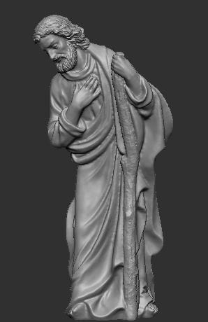 Saint Joseph in the manger - Saint Joseph in the manger