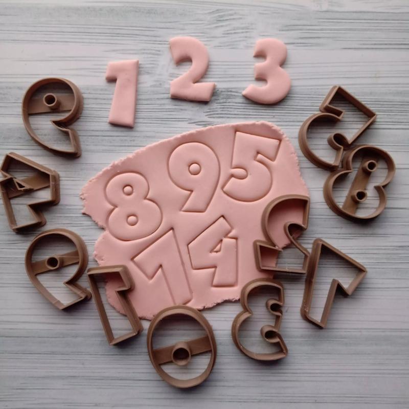 Set x 3 modelos de Cortantes Numeros numericos cookies