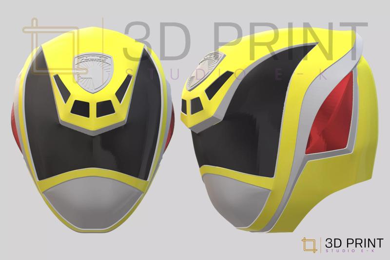 Power Rangers SPD Yellow Ranger helmet