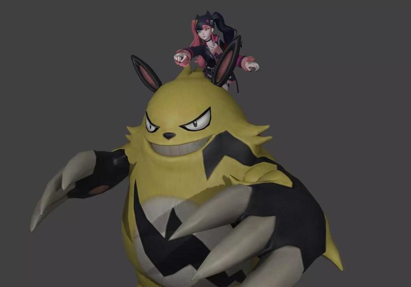 ZOE and GRIZZBOLT PALWORLD BOSS Ultra Detailed STL for 3D print