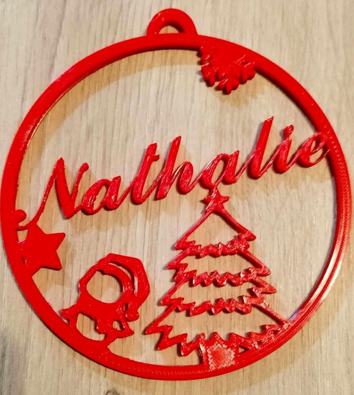 Nathalie" Christmas bauble