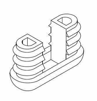 Garden chair leg plug