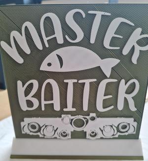 Fathers Day Gift Fishing Plaque
