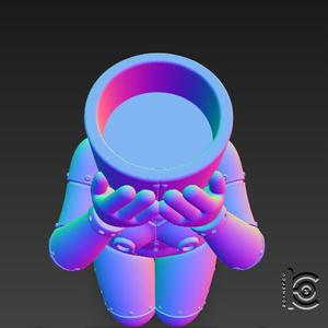 Hidden Face Sculpture - 3D Model for Printing