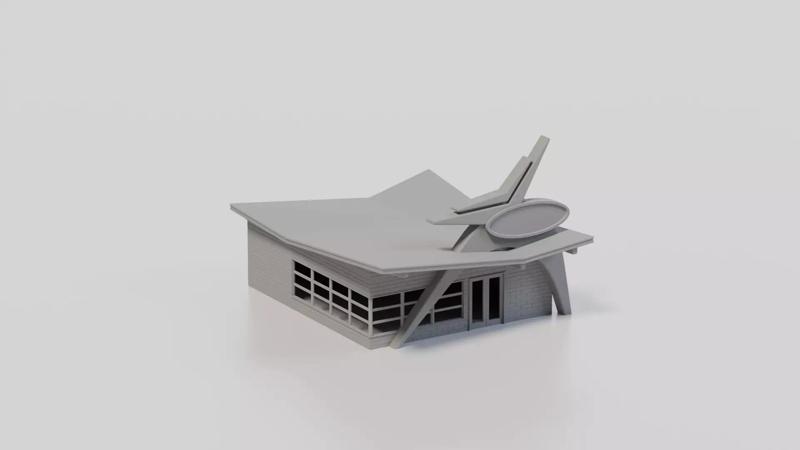 Model Railway - HO Scale - Ladies Ladies Jazzercise Studio