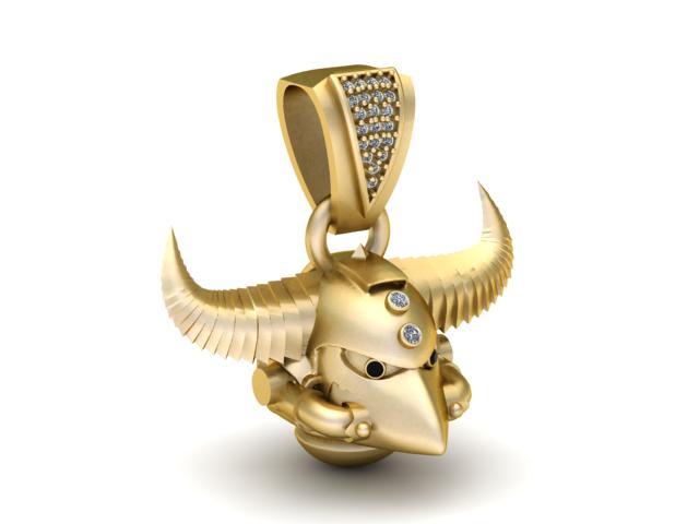 SOLIDER HALMET PENDANT 3D PRINTABLE MODEL