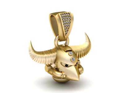 SOLIDER HALMET PENDANT 3D PRINTABLE MODEL