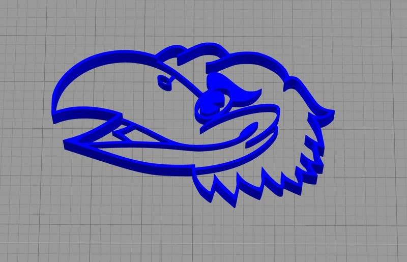 Kansas Jayhawk Cookie Cutter