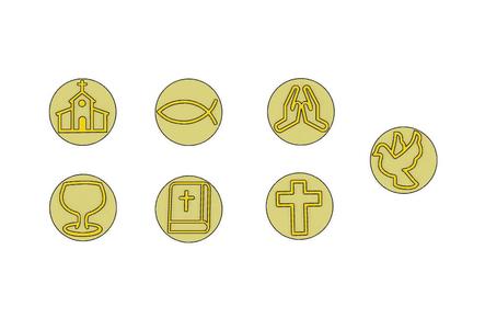Christian-Themed Brigadeiro Stamps